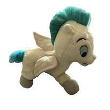 Vintage Disney Hercules Baby Pegasus Plush Toy 1990s Blue White Bean Stuffed