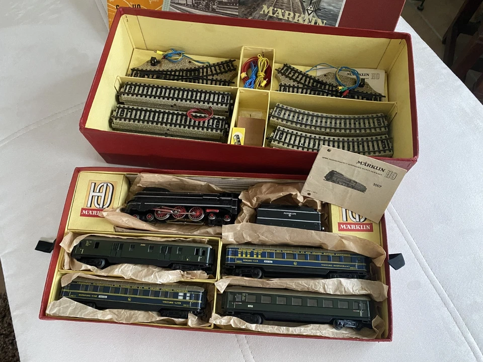Märklin Zugpackung 3207 (SK 846/4) SK 800 3007 von 1957 - sehr schöner Zustand! - Bild 2 von 4