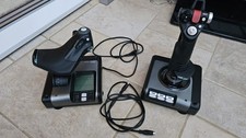 SAITEK X52 PRO FLIGHT JOYSTICK CONTROLLER + THROTTLE HOTOS USB CONTROLLER