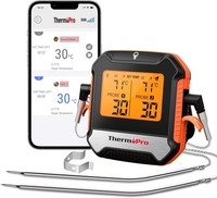 Bluetooth Fleischthermometer Bbq Grillthermometer Mit App Steuerung 2 Sonden