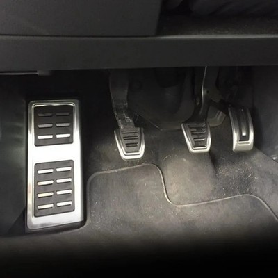 Für VW Golf 7 8 GTI MK7 Polo A05 Pedalkappen Edelstahl Schwarz/Silber