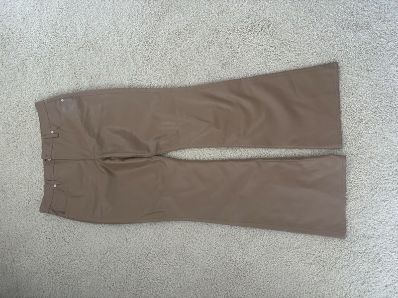 Citizens of Humanity Women’s Brown Faux Leather Pants