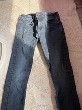 Tommy Jeans Skinny Dunkel Blau Destroyed 12 J...