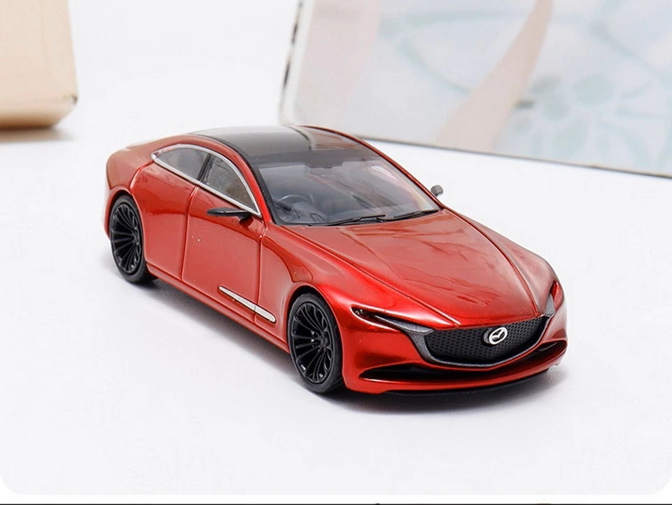 RM масштаб 1/64 Mazda RX-VISION купе концепт красный литая модель автомобиля игрушка подарок - Изображение 2 из 4