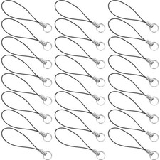 100 Pcs Polyester Cell Phone Lanyard Short Rope For Portable Devices