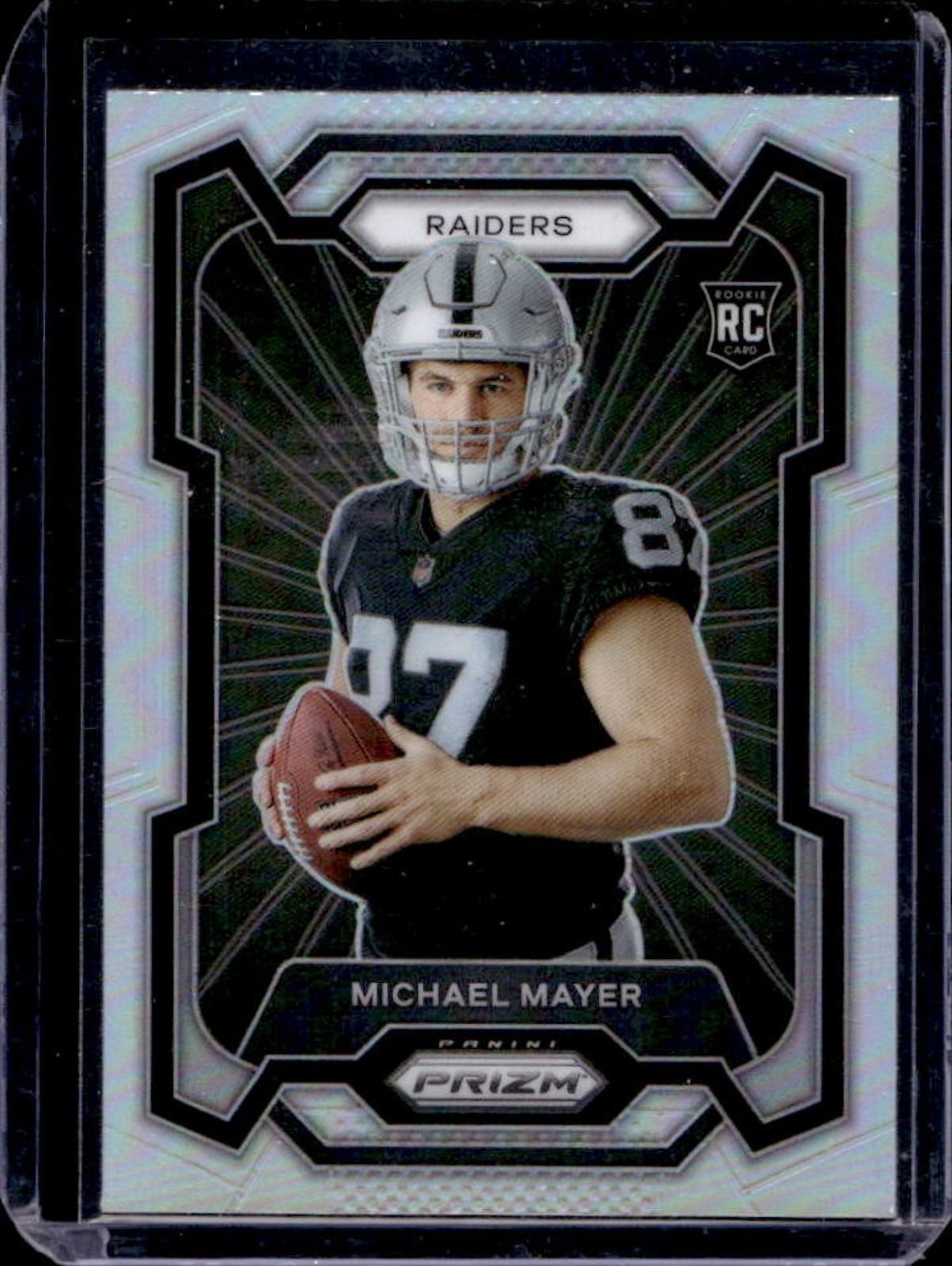 2023 Prizm Michael Mayer Rookie Variations RC Prizm Silver #316 Raiders