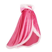 Girls Dress Up Hodded Cape Costume for Princess Cloaks