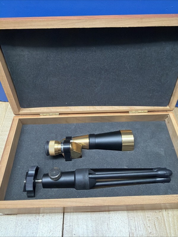 Levenger Spotting scope in wood box
