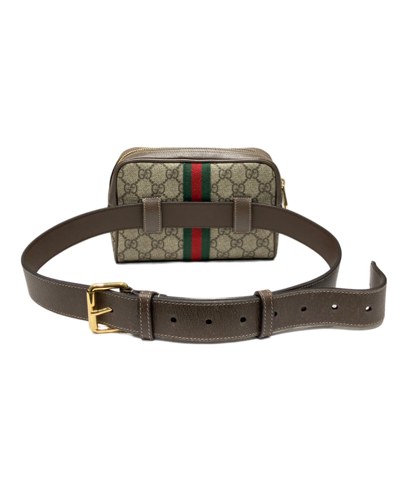 GUCCI Off-Di Small Waist Bag Brown GG Canvas Italy Model 517076 SN2587 thumbnail 10