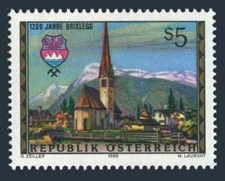 Austria 1435,MNH.Michel 1929. Brixlegg,1200th Ann.1988.Church.
