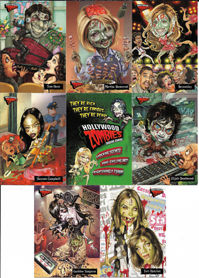 topps HOLLYWOOD ZOMBIES トレーディングカード HOLLYWOOD ZOMBIES 72-CARD COMPLETE SET+B1+B2+WRAPPER 2007 garbage