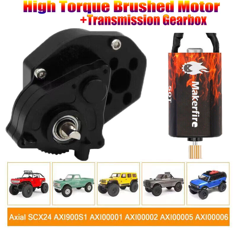 Gearbox for Axial SCX24 90081 AXI00001 AXI00002 1/24 RC Crawler Car Upgrades USA - Image 2 of 4