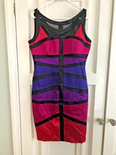 Worn Once JAX Women's Color-block Formal Dress Size 12 Excellent Used Condition