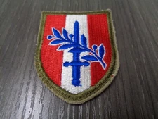 Austrian Occupation WWII US Army Military Patch Embroidered Insignia green edge
