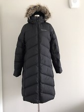 Marmot 700 Fill Power Duck Down Faux Fur Hood Puffer Coat Size M/m