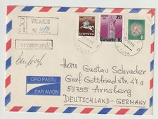 LITAUEN VASARIO REITER MARKE B GA R - BRIEF