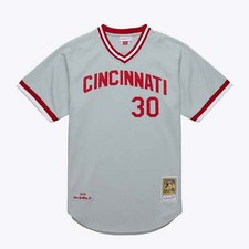 Mens Mitchell  Ness MLB ALTERNATE JERSEY REDS 2004 KEN GRIFFEY JR