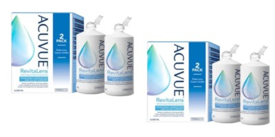Twin Pack RevitaLens Multi-Purpose Disinfecting Solution 4x300mL