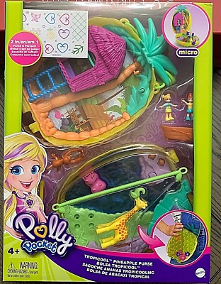 polly pocket polly & lila tropicool pineapple