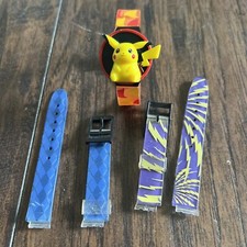 Used 90's Pokemon Mix  Match Digital Watch Pikachu Squirtle Charmander