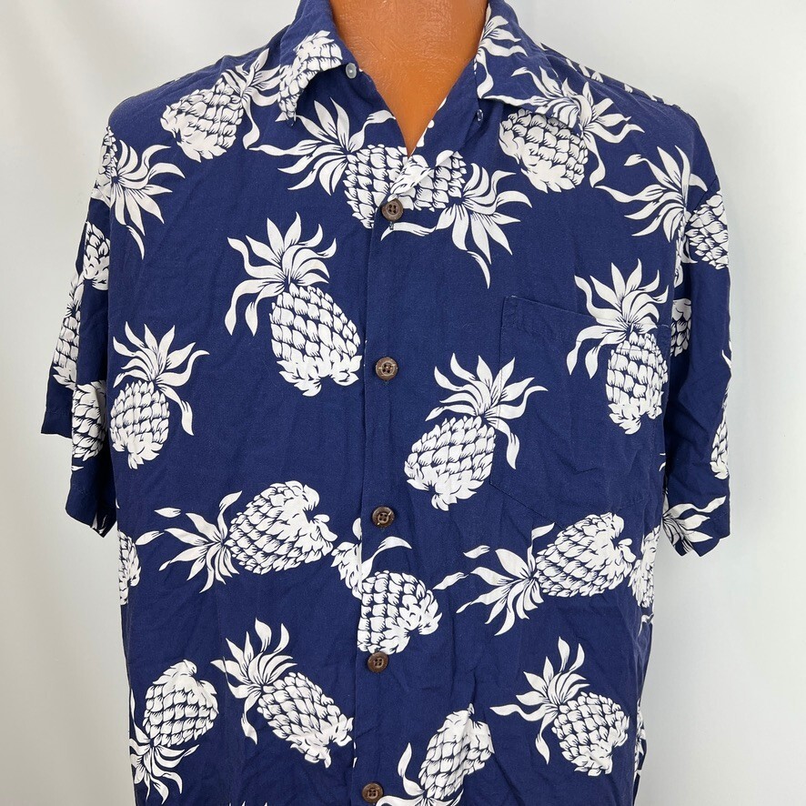 Vintage Pineapple Juice Hawaiian Made Aloha Large Shi… Gem