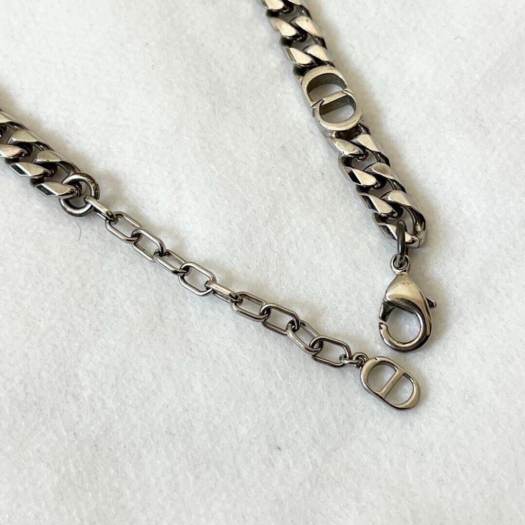 Dior Homme necklace with CD icon chain links silver men From Dior Homme necklace with CD icon chain links silver men From