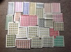 1950's - 60's.  Hungarian Stamp Partial Sheets. Lot of 150. — photo 5