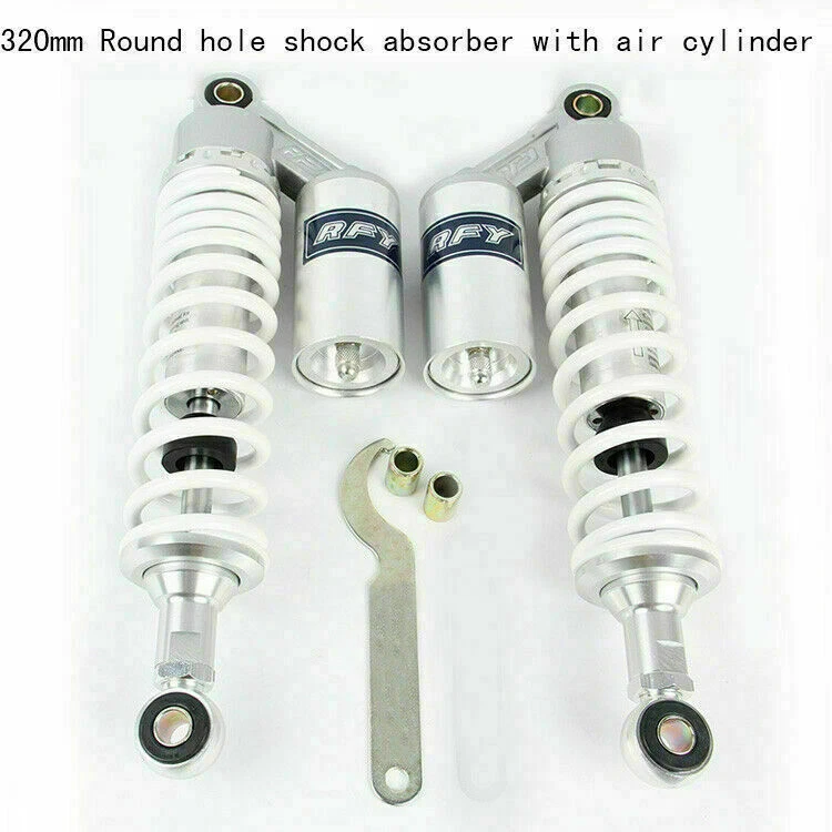 12.5" 320mm Motorcycle Rear Air Shock Absorber Suspension fit Honda BMW Yamaha - Image 4 of 4