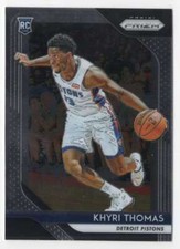 2018-19 Panini Prizm Khyri Thomas #122 3 RC Detroit Pistons
