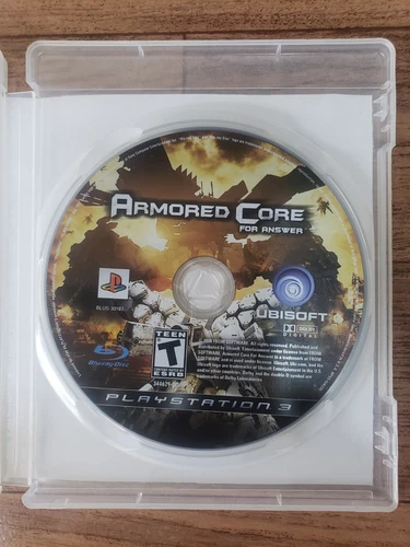 Armored Core For Answer Sony PlayStation 3 2008 Disc Only Tested Good