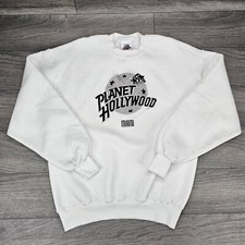 Vintage 1991 Planet Hollywood Miami Sweatshirt Large Made in USA