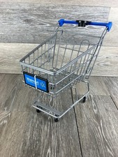 Mini Walmart Shopping Cart Doll House Toy Accessory Metal Plastic 10.5  X 10  