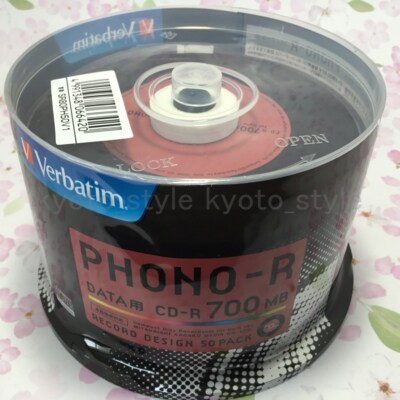 Verbatim SR80PH50V1 CD-R Disc 48x 50pcs Record Design  JAPAN