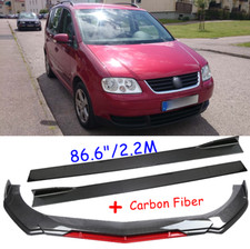 Frontspoiler Spoilerschwert Spoilerlippe 86.6" +Seitenschweller Für VW Touran 1T