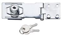 Sicherheits ÜBerfalle, AbschließBar TüRriegel Chromatiert 100 X 41,5 Mm