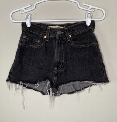 Levi's 569 Cut-Off Denim Jean Shorts Women's 14 Slim Loose Levi's 569 Cut-Off Denim Jean Shorts Women's 14 Slim Loose