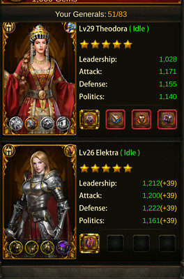 S891 K35 1.7 million gems 500m might, years of speedups, 2.5B Gold