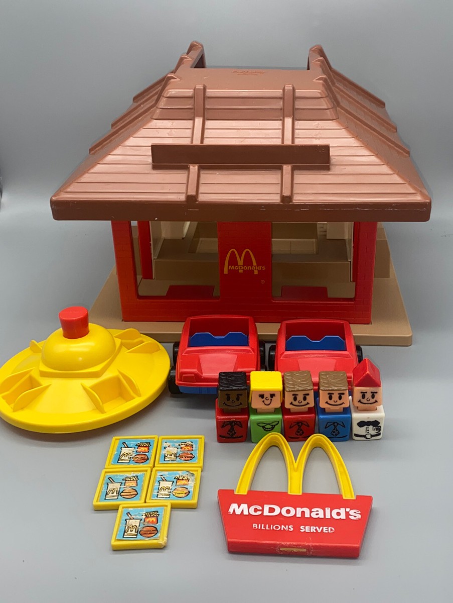 Vintage 1974 McDonalds Playskool Familiar Places Play Set