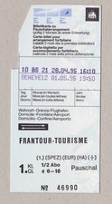 SWITZERLAND SBB FRANTOUR TOURISME / TICKET TO AND FROM AIRPORT (468)