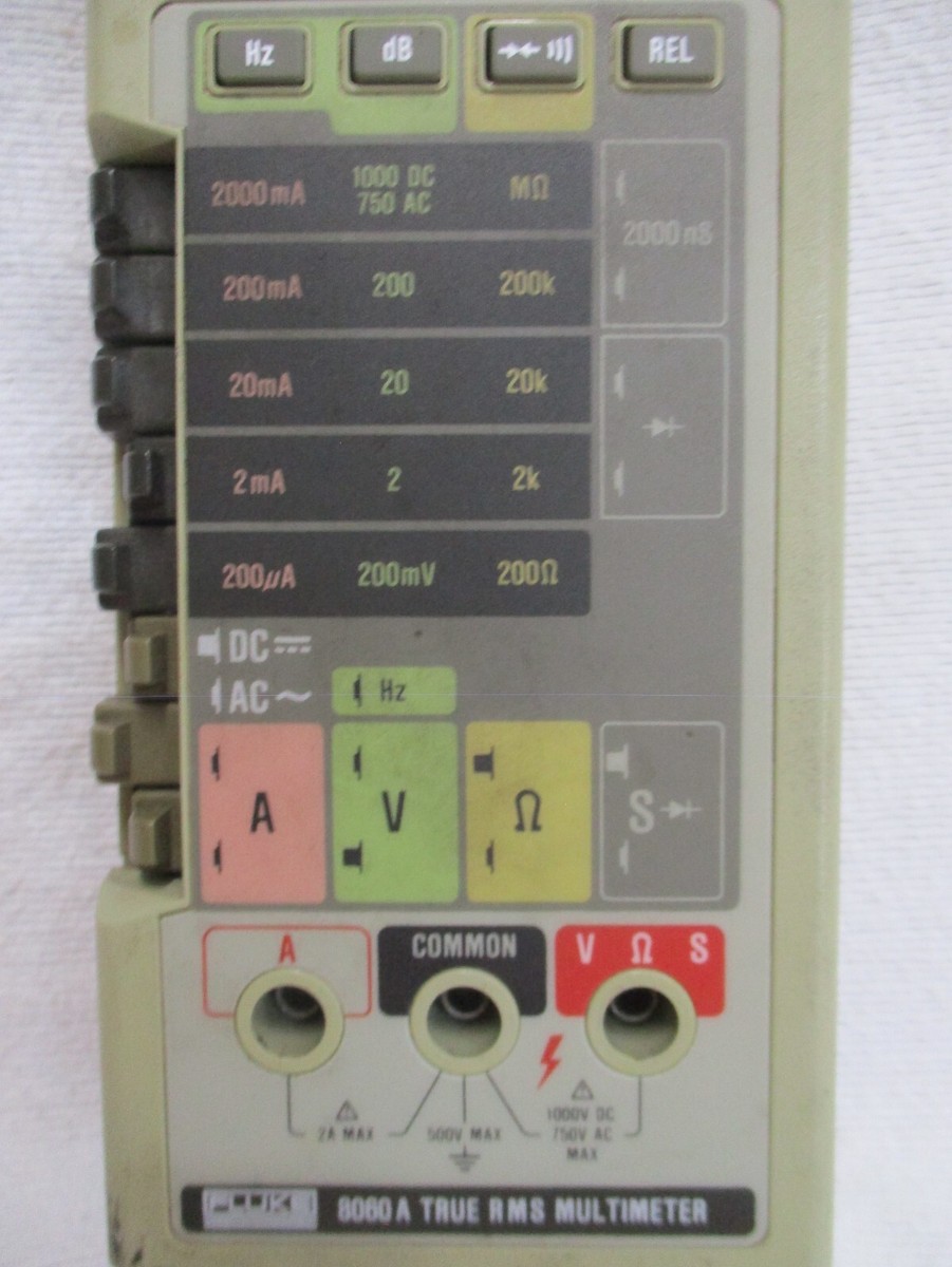 Fluke 8060A RMS Digital Multimeter for sale online | eBay Fluke 8060A RMS Digital Multimeter for sale online | eBay