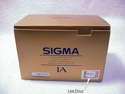 28-70mm F3.5-4.5 Sigma Power Zoom | For 3xi 5xi 7xi 9xi | Warr,Bx,IB | New | $35