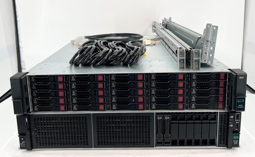 HPE DL380 Gen11 64-Cores 512GB RAM & D3710 96TB All Flash SSD DAS Solution - Picture 6 of 12