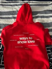 Comfrt Hoodie Red Valentines Day Limited Edition Medium