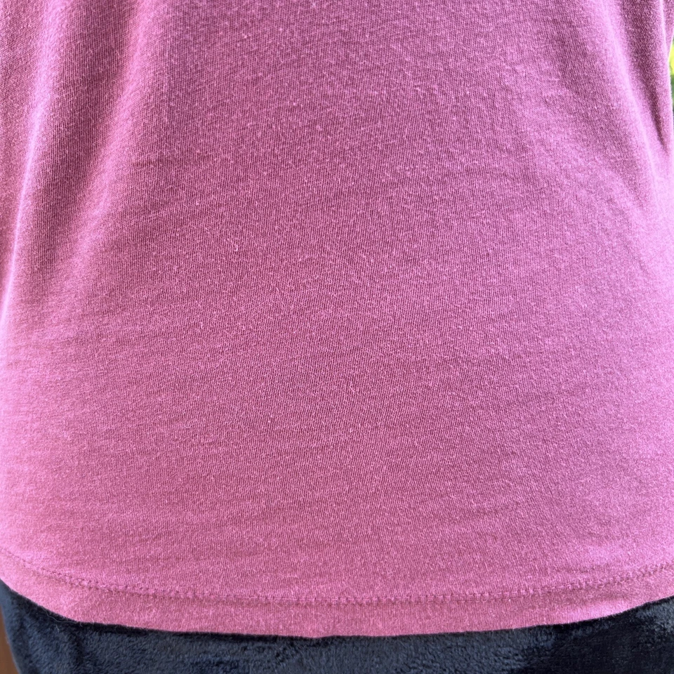 Camiseta Top Vintage Rosa Algodón Talla M Blanco Lunares Malla Borde Cuello en V Tejido Y2K Foto 3 de 4