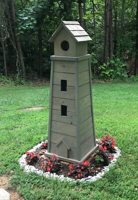 Woodworking Project Plans for a 5 ft. Garden Lighthouse - USB via Mail