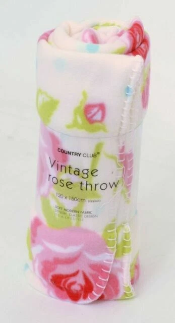 Vintage/Retro Floral Decorative Throws