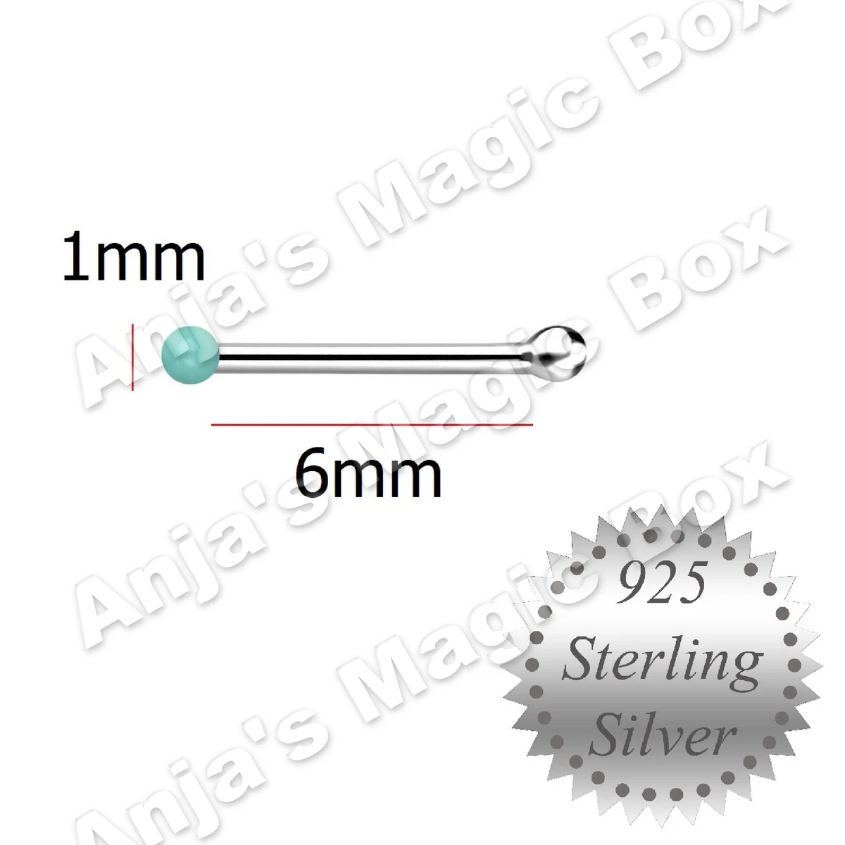 Micro nose deals studs 1mm
