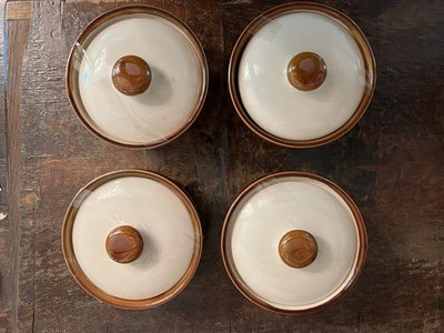 4 Beeline Crock with Lid T.G. Green Ltd Church Gresley Made in England Ovenware