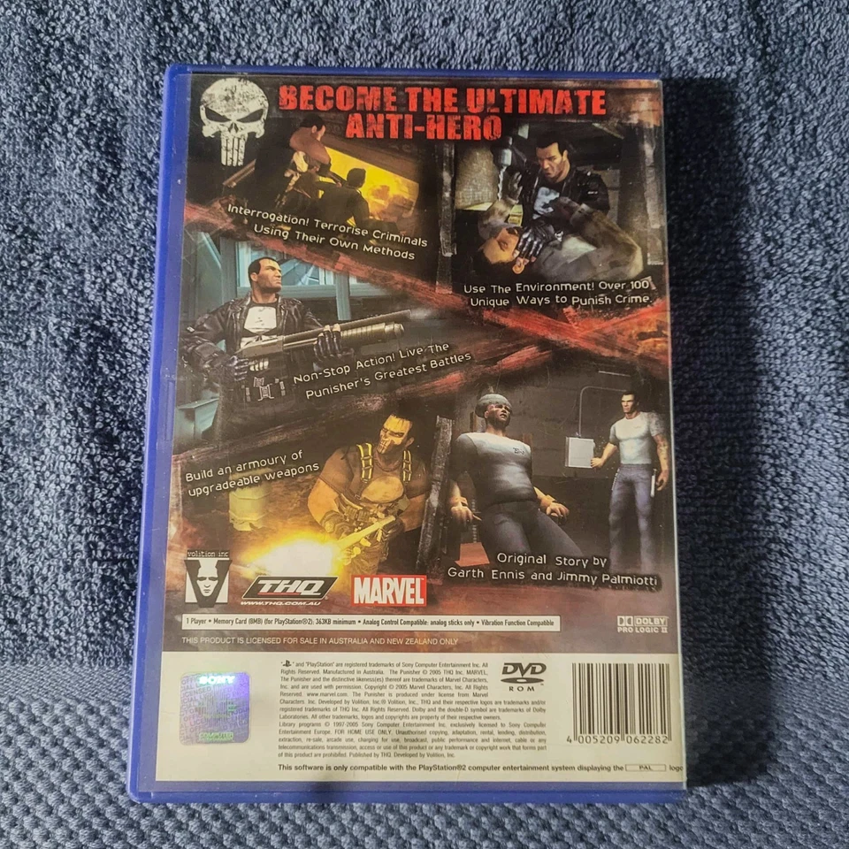 The Punisher Playstation 2 Complete with Manual PAL - Image 2 of 4