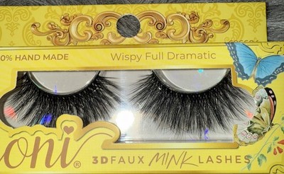 IONI LASHES  (1) PAIR STYLE WISPY FULL DRAMATIC YELLOW BOX ROCOCO COLLECTION !